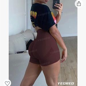 High Waisted Contour Workout Shorts